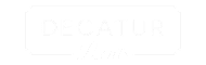 A logo with the words "DECATUR Rents" in a decorative frame.